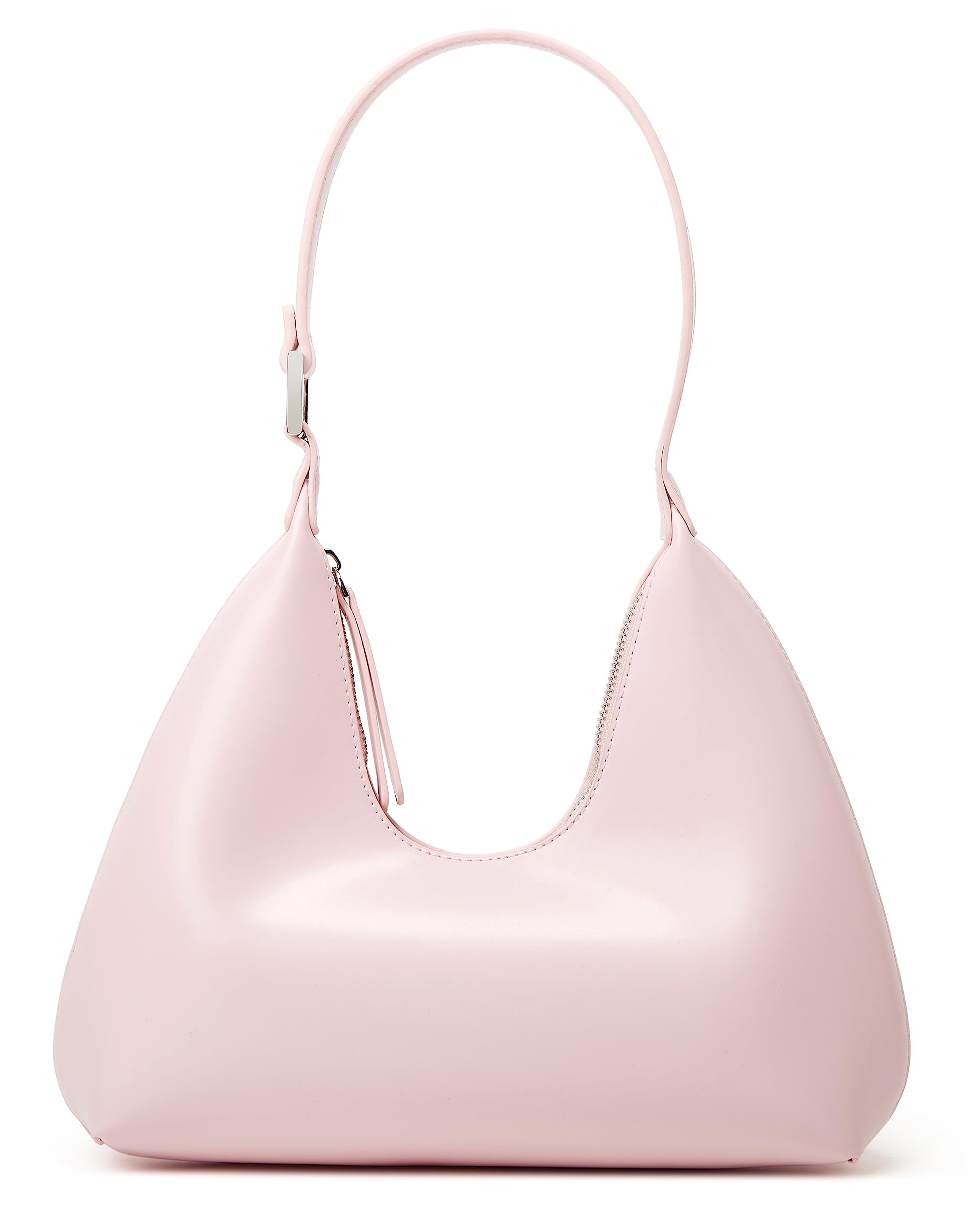 Hobo - Bolsos de hombro para mujer, bolso de piel sintética, bolso de moda, elegante bolso pequeño 2023, Rosado