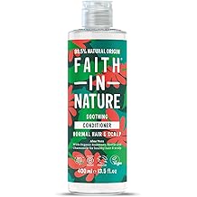FAITH IN NATURE 99% Natural Regenerative Hair Care Cream for Normal & Dry Hair (Aloe Vera, 400 ml)