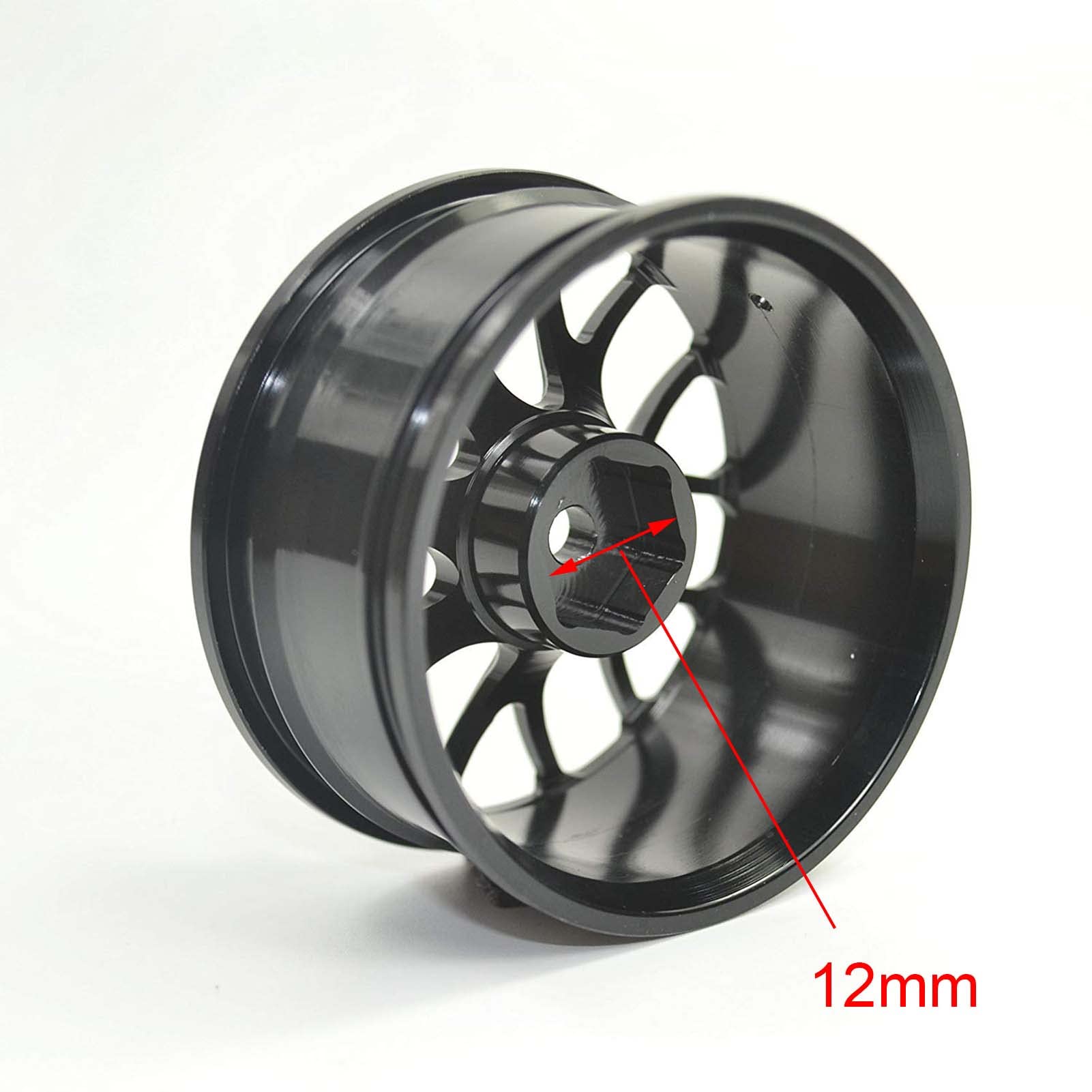 KEEDA 52mm Aluminum Alloy Wheel Rims for 1:10 RC Drift On Road Racing Car Touring Car Upgrade Parts (Blue) - Image 4