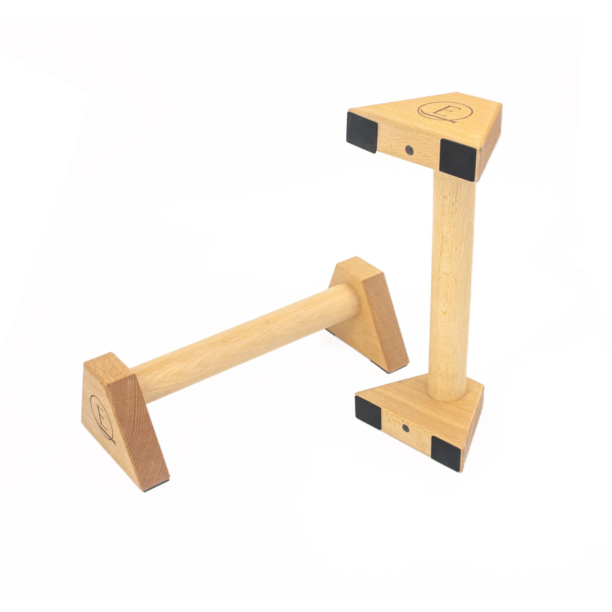 VIA FORTIS - Parallettes Basses Pro - Base Antidérapante - Barres Parallèles Pour Calisthenics, Street Workout, Fitness, Gymnastique, Pompes, Dips - Accessoire De Musculation Léger - Capacité 500kg