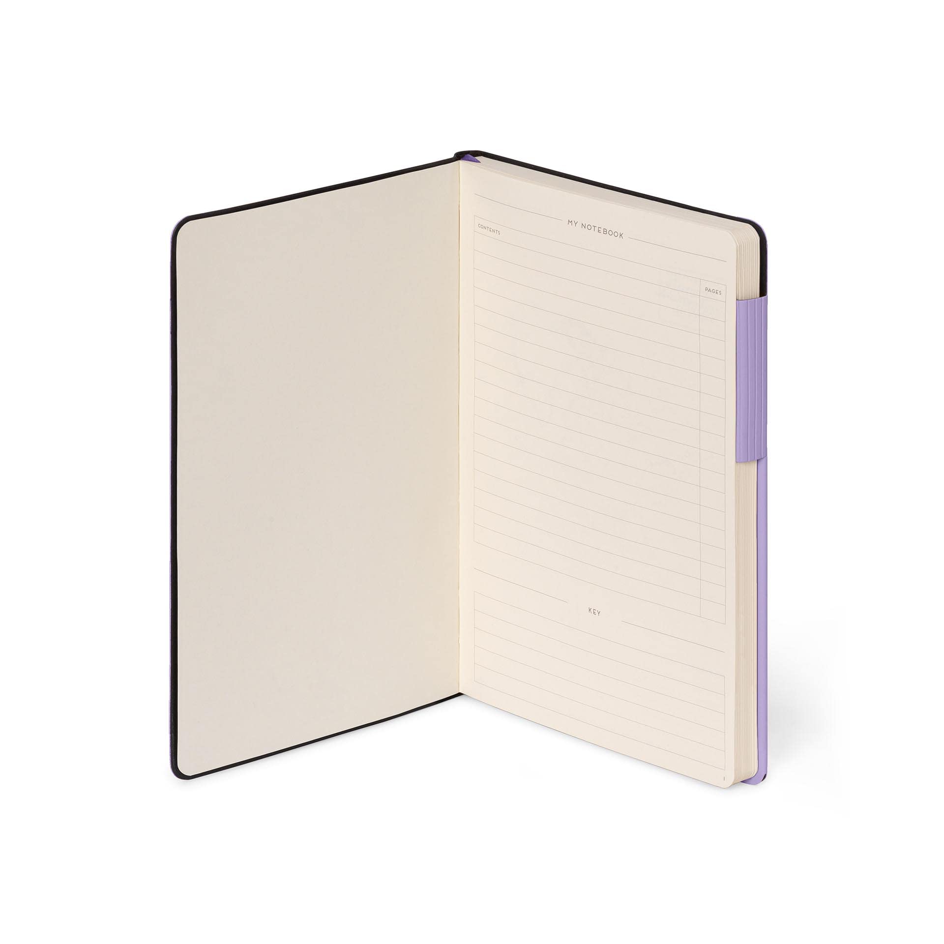 Legami - Beyaz sayfalı not defteri, orta, 192 sayfa, yumuşak poliüretan kapak, FSC® sertifikalı kağıt, fildişi renkli kağıt, 90 g/m², aylık planlayıcı, adres defteri, yer imi, 13 x 21 cm,