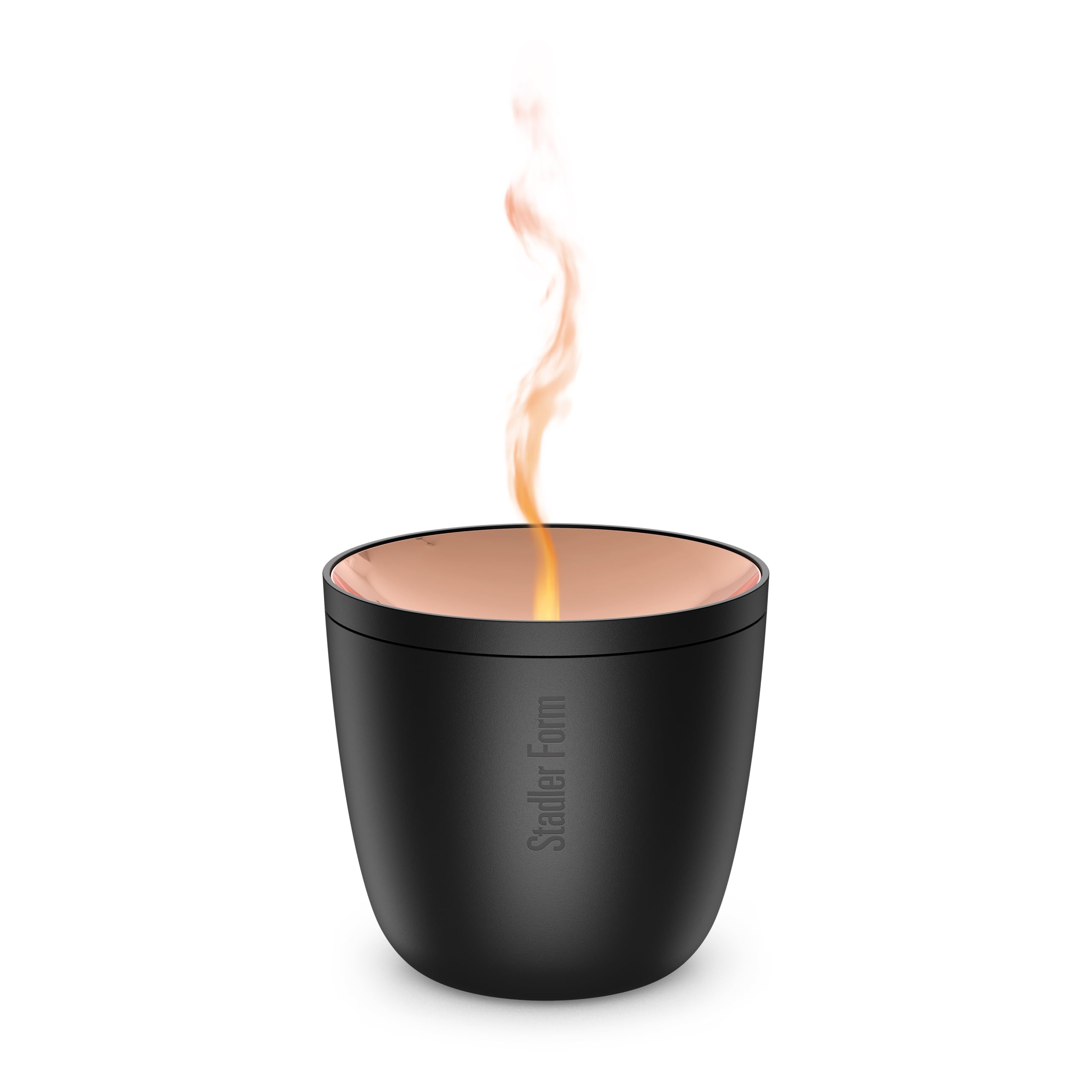 Stadler Form diffuseur d’arômes Zoe Mobile, sans Fil, Effet Flame | Avec batterie rechargeable, jusqu’à 6 h d’autonomie, pour huiles essentielles, diffuseur d’aromathérapie à ultrasons, noir