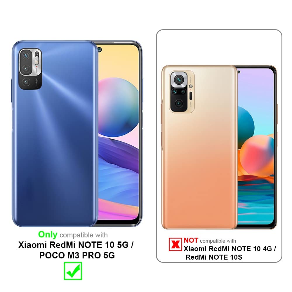 Custodia Trasparente Cadorabo Per Xiaomi Redmi Note 10 – Cover Sottile In TPU Antiurto, Morbida E Flessibile