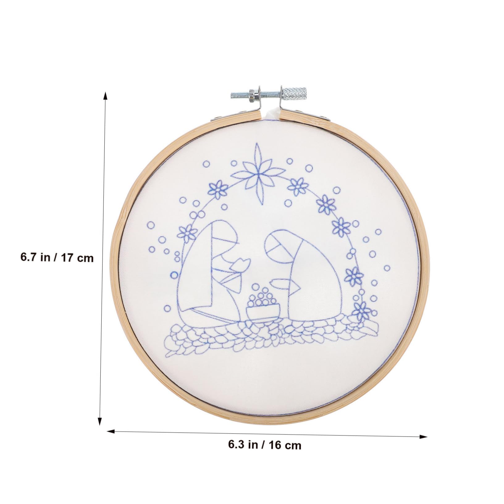 Operitacx Kit de Bordado Navideño y Adornos en Navidad para Principiantes Materiales Resistentes y Patrones Variados Adecuado para Manualidades