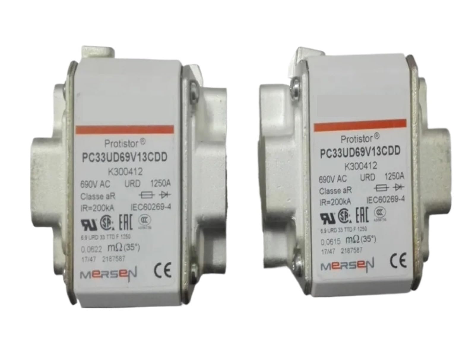 Fusible PC33UD69V13CDS W301112 pièce de rechange pour armoire électrique