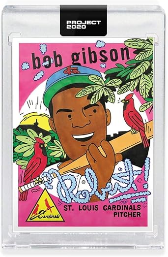 Topps Project 2020 Baseball Card # 84 1959 Bob Gibson by Ermsy