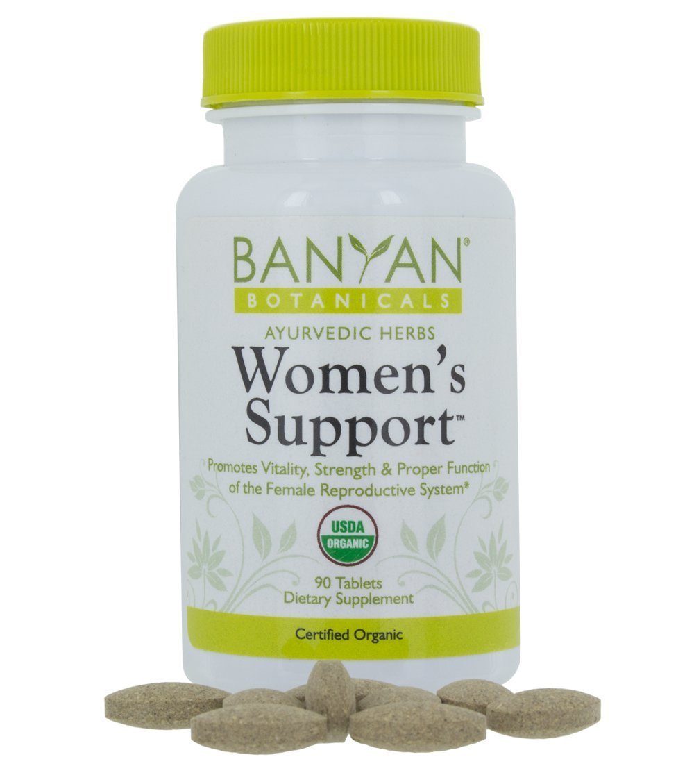 Banyan Botanicals Women’s Support – Organic Herbal Tablets – Promotes a Healthy Female Reproductive System* – Supports Regular & Healthy Menses* – 90 Tablets – Non-GMO Sustainably Sourced Vegan FFL