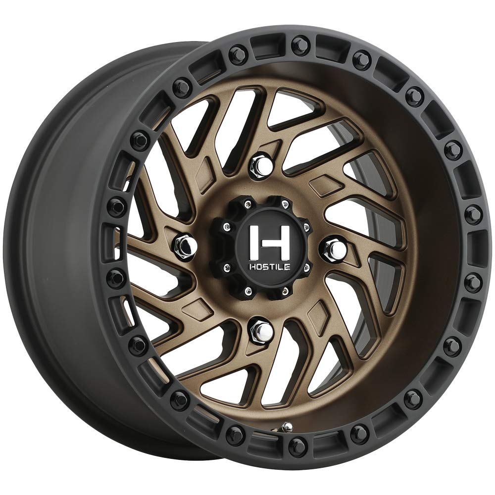 Hostile H116 Jigsaw UTV 15x10 4x137 +0mm Bronze Wheel Rim 15