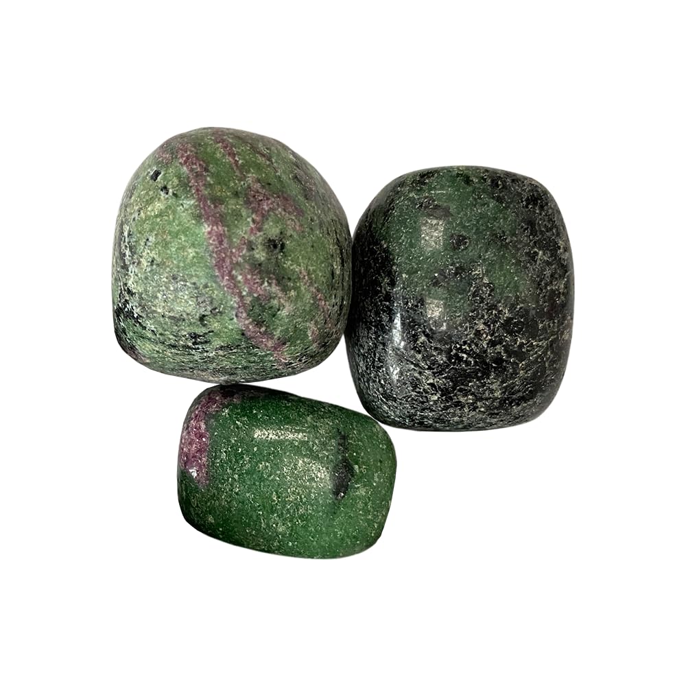 VIE Tumbled Crystals, Pack of 6, Ruby Zoisite