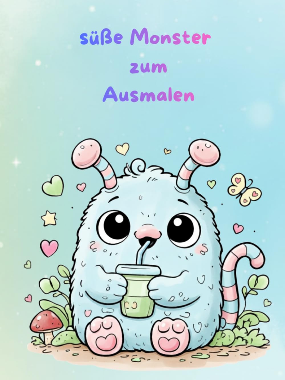 Süße Monster zum Ausmalen: Ein zauberhaftes Malbuch für Kinder