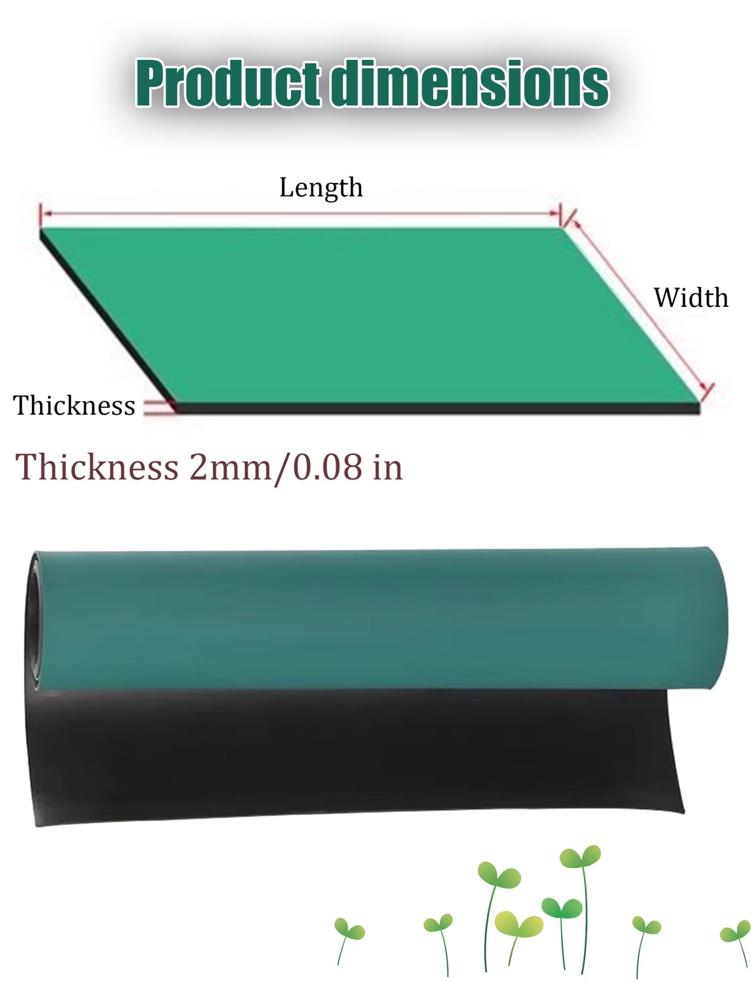 Estera de goma antiestática, almohadilla for banco de trabajo de laboratorio y soldadura de 2 mm de espesor, estera resistente a altas temperaturas for reparación electrónica(Size-240x120x0.2 cm)