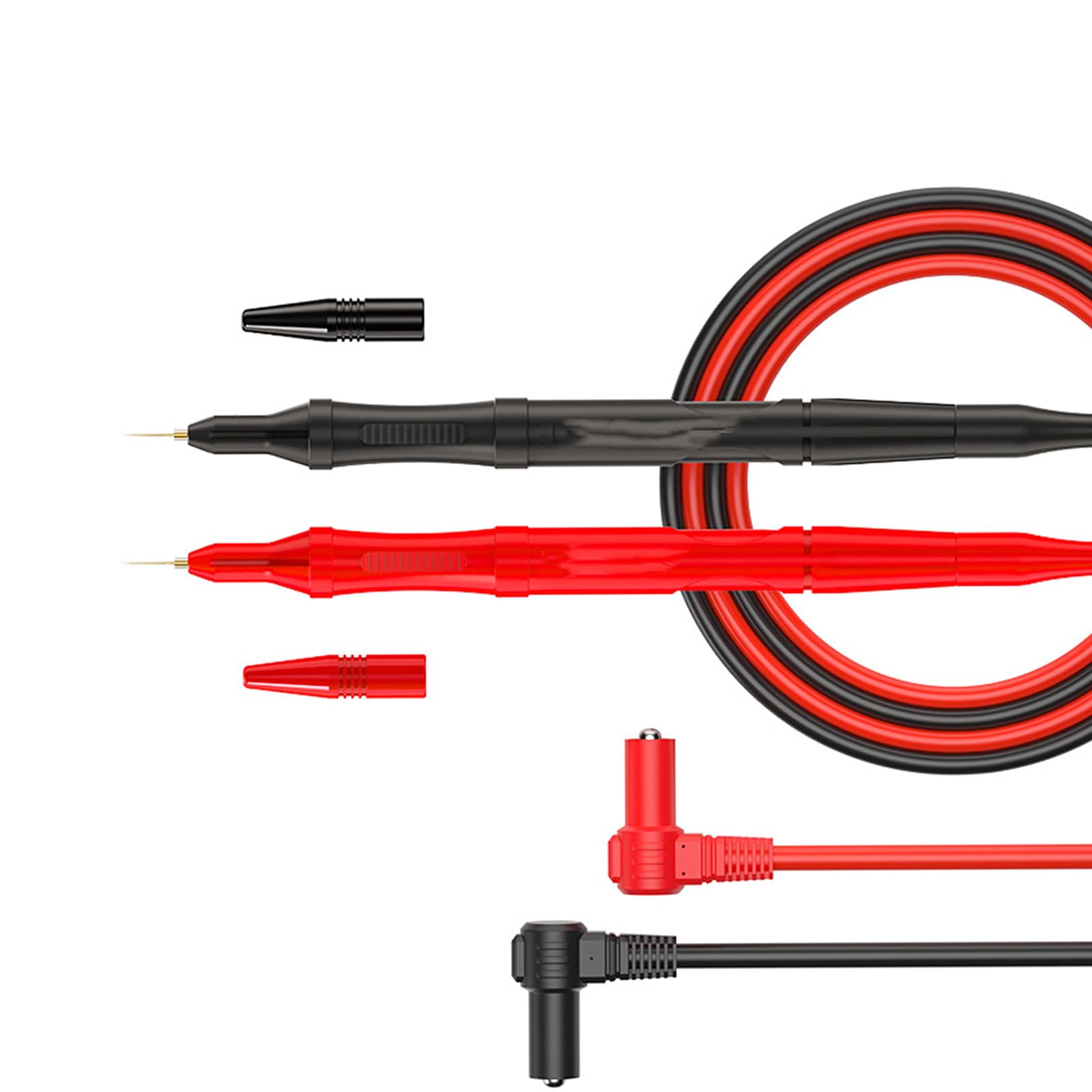 YHAILI 20A High Current Spring Loading Multimeter Leads with Line Strong Silicone Probes for Electrical Testing