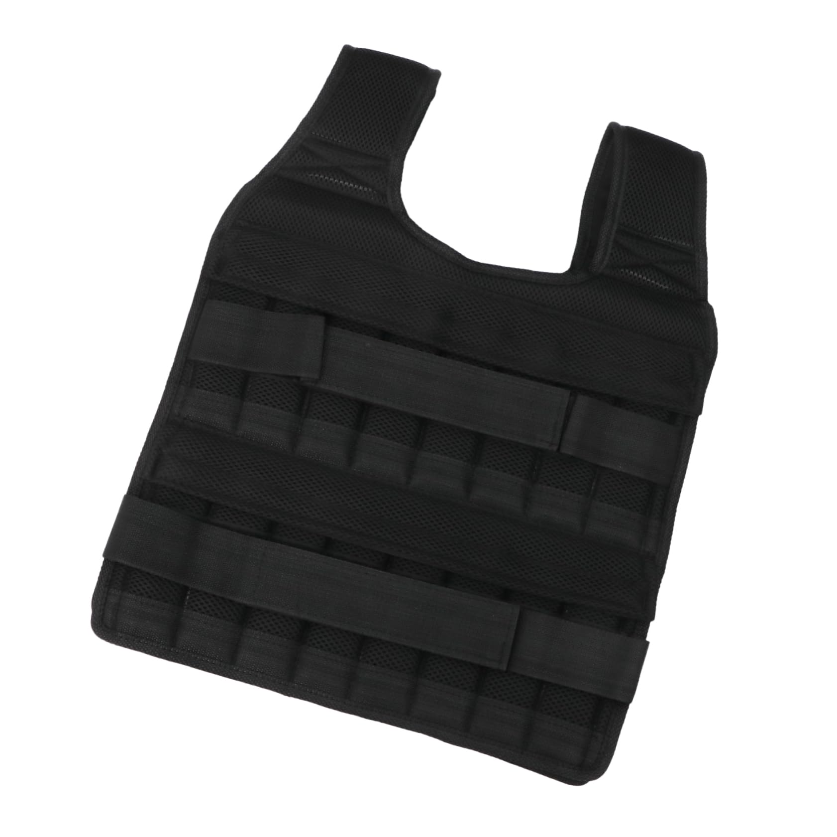 POPETPOP Sports Weighted Vest Adjustable for Running and Training Breathable Weight Bearing Vest for Home Workouts Supports Up to Slip Design for Enhanced Performance Black