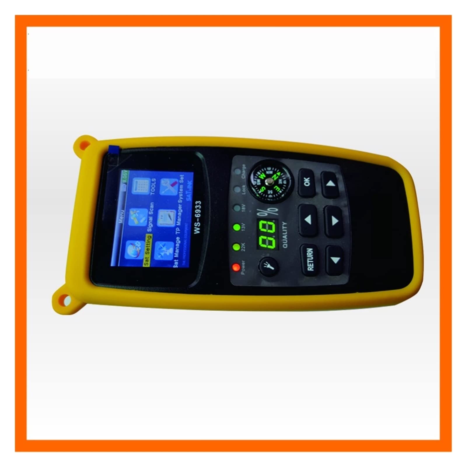 Originale Ws-6933. Finder satellitare DVB-S2 FTA CKU Misuratore del TV digitale Band WS 6933,Serie Pro