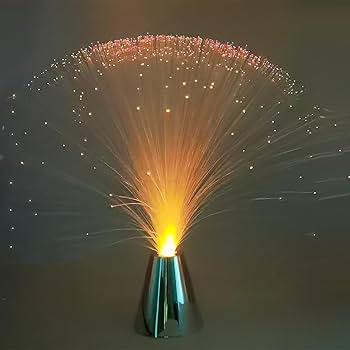 JALORDE 2Pck 13'' inch LED Colourful Changing Fibre Fiber