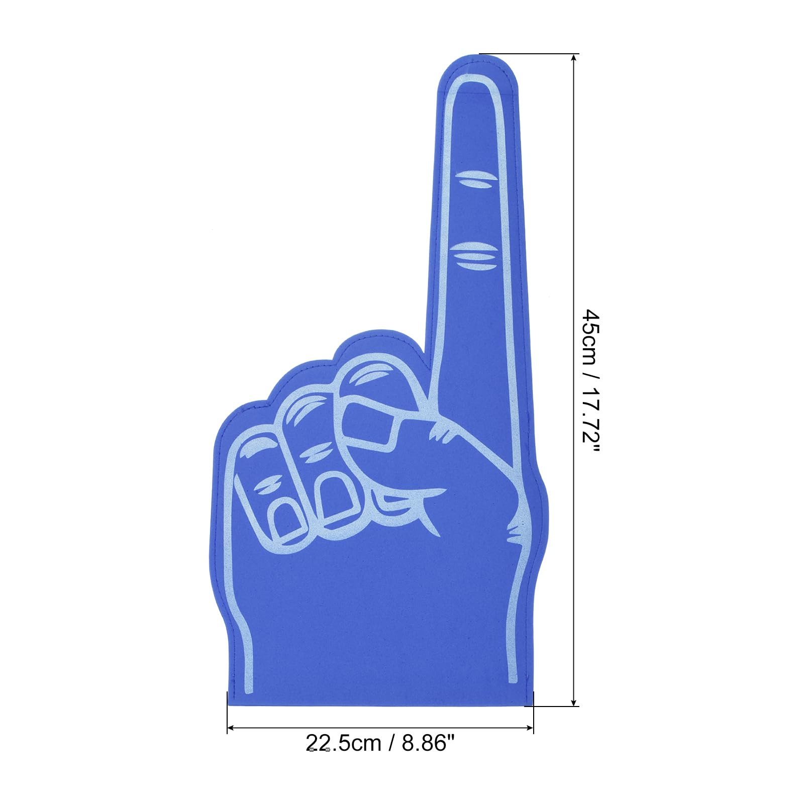 PATIKIL Schaum Finger Pack Nummer DIY Leer Schaum Hand Cheerleading für Leichtathletik Sport Spiel Veranstaltungen