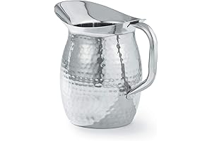 Durable Metal Pitchers with Handle for Serving