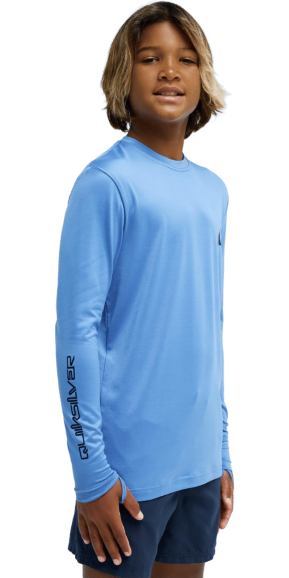 Quiksilver Everyday Surf - Camiseta de Surf de Manga Larga con UPF 50 para Chicos 8-16