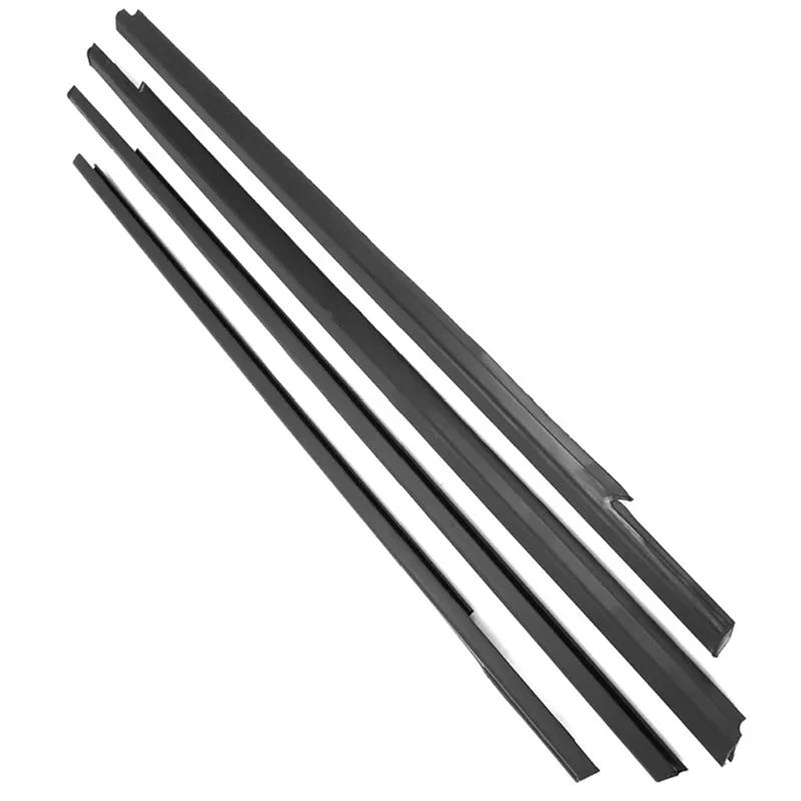 Striscia Tenuta Portiera 4 Pezzi Guarnizioni Esterne Finestrini In Gomma Per Peugeot 301 2013-2017 Guarnizione Protettiva Porte Modanature E Finiture. Guarnizioni(Nero)