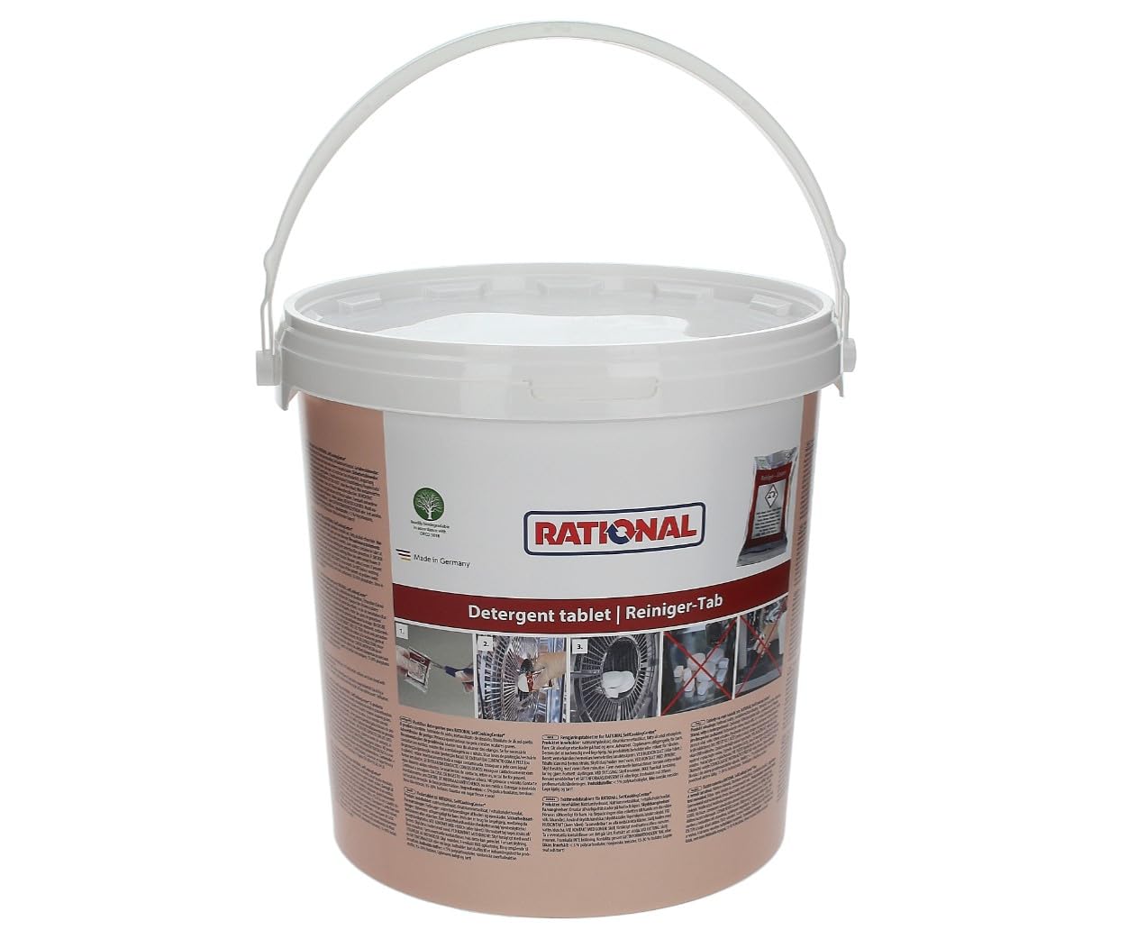 RATIONAL CleanJet 56.00.210 Reinigertabletten 100×60 g – Hochleistungsreiniger für Kombidämpfer geeignet für Rational SelfCooking Center Konvektomaten-Reiniger in Tablettenform