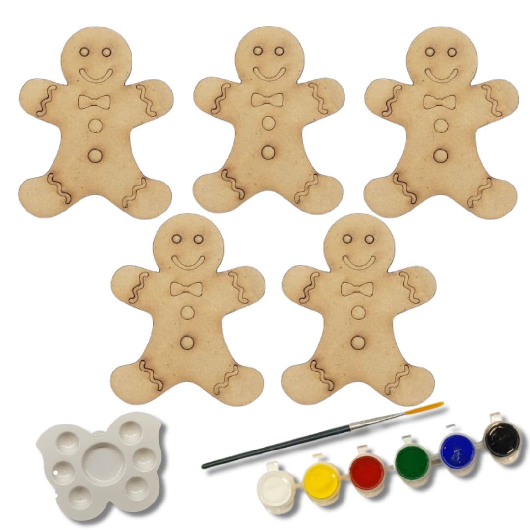 Little Things Cute, Set of 5 - Ginger Bread, Craft Merry Moments – Affordable, Eco-Friendly, and Family-Friendly Holiday Decor, Secret Santa, Magnets, Baubles-image-9