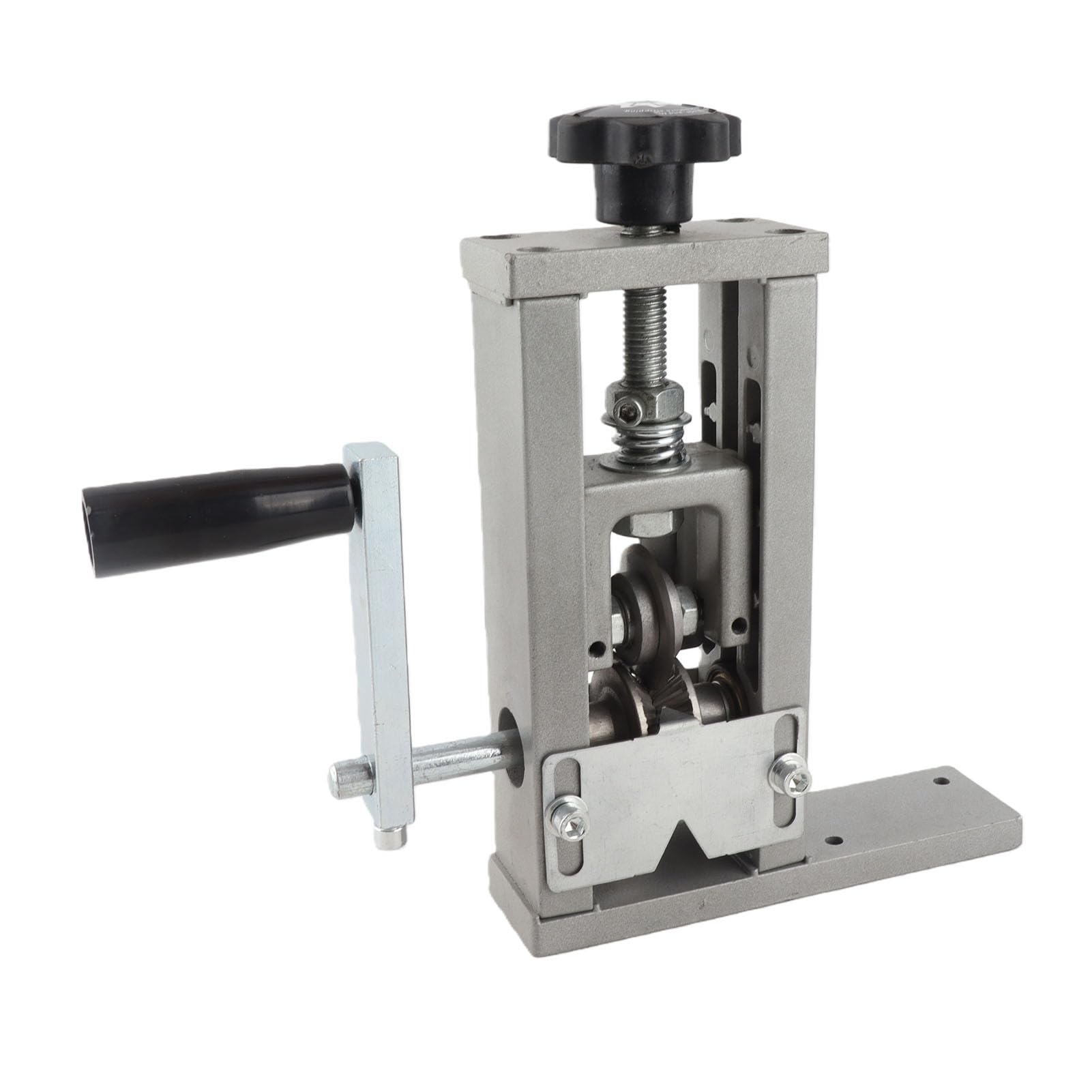 Topiky Machine à Dénuder les Fils de 0,04 à 1 Pouce, Pince à Dénuder Manuelle électrique, Outil de Dénudage de Câbles alimenté par une Perceuse à Manivelle pour 1 à 25 Mm, Lame Réglable Compacte,