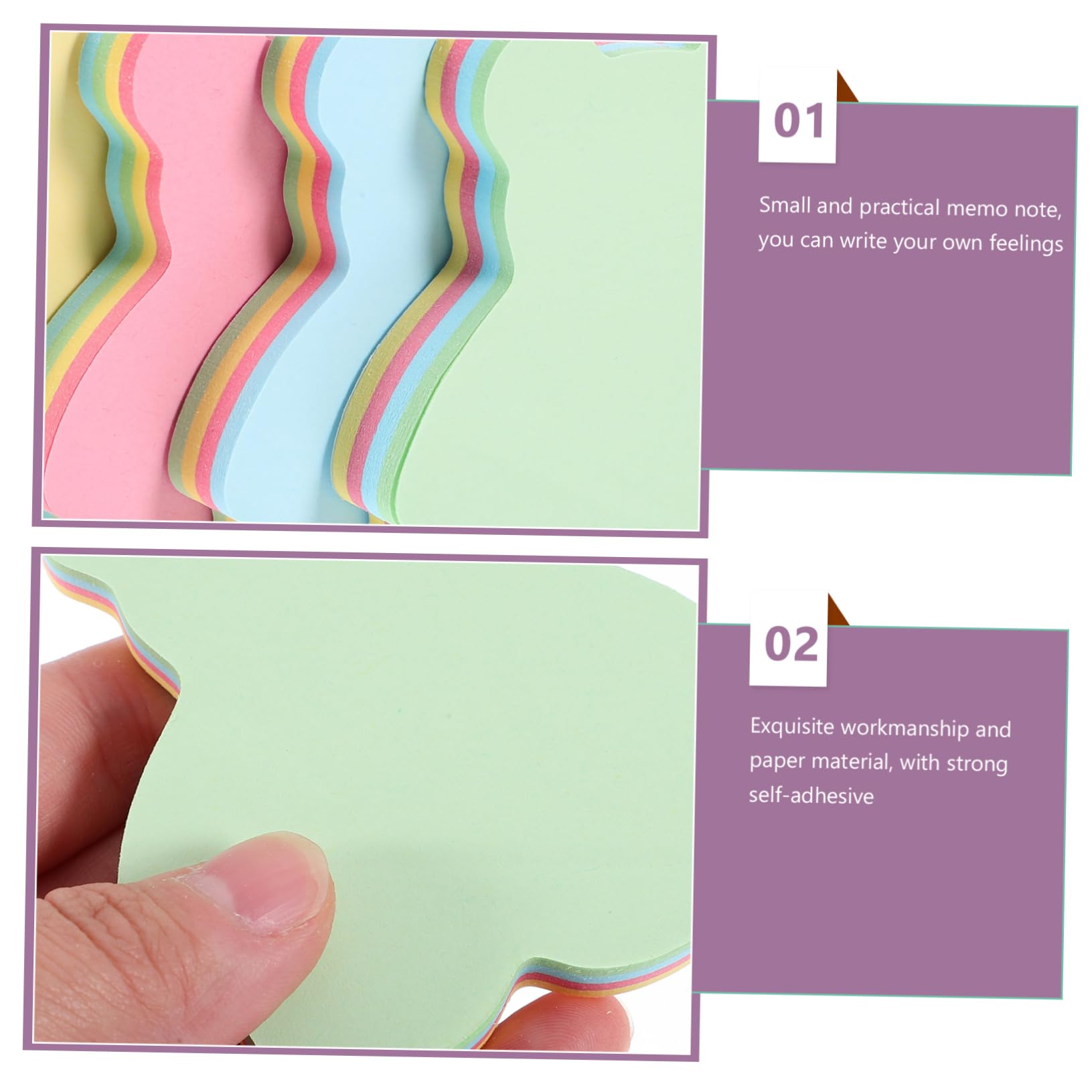 5 Stück Bunte Tier Memo Sticker Selbstklebende Notizzettel für Büro Schule und Zuhause Vielseitige Haftnotizen für Tägliche Verwendung Praktische Archivierung und Organisation