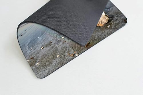 Miniatura 3 de Sunset Beach Baker - Alfombrilla de mouse personalizada con base de goma antideslizante para computadoras, laptop, oficina, escritorio, accesorios,