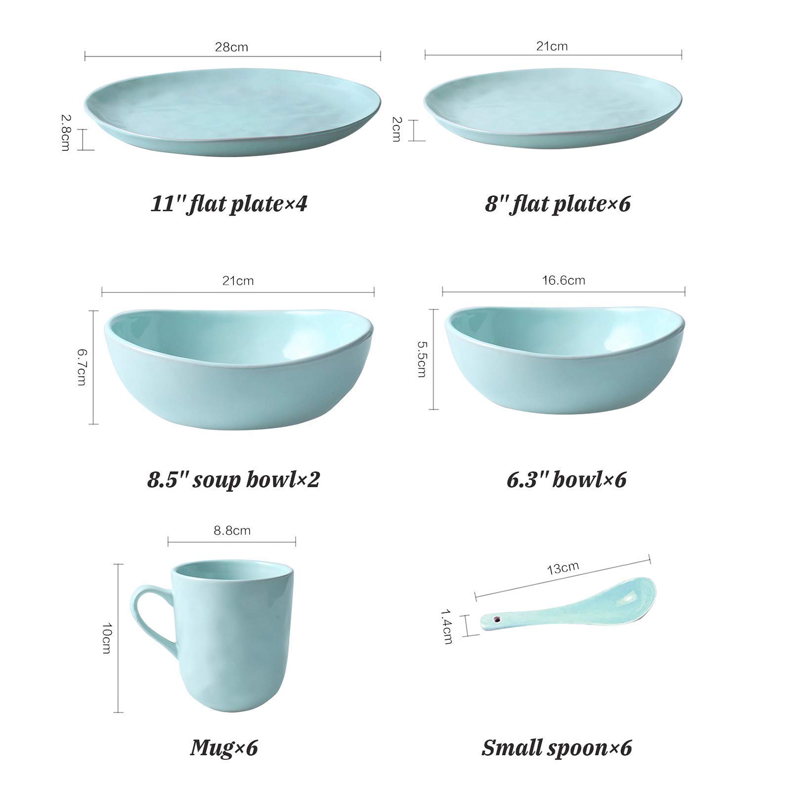 Elegancki zestaw obiadowy z porcelany w stylu pałacowym odporny na odpryski – eleganckie talerze do jadalni i stylowa zastawa stołowa do użytku domowego i restauracyjnego 16-częściowy zestaw