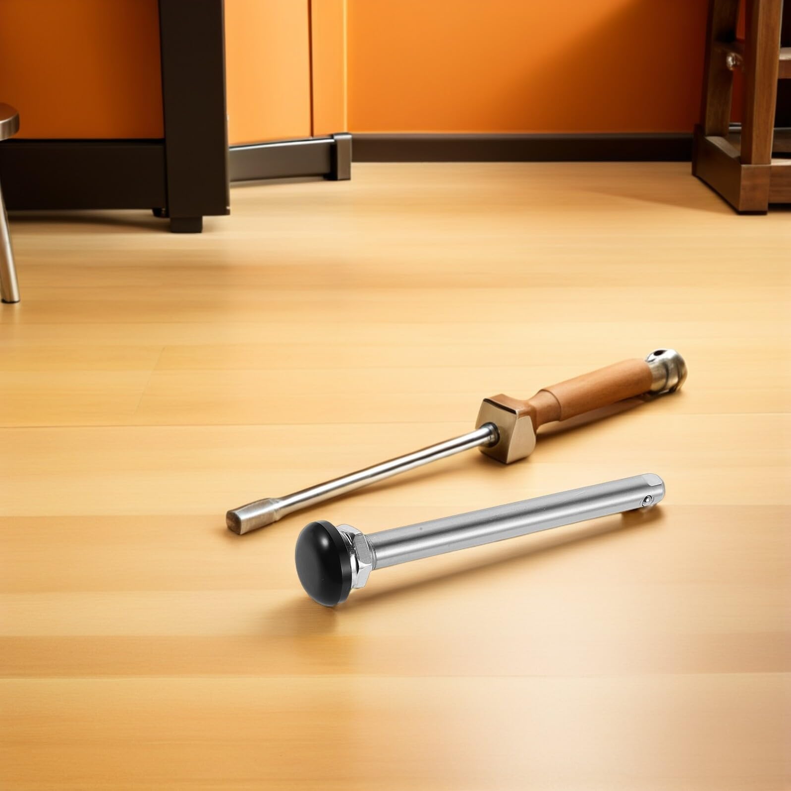 Eje de silla de ruedas de cierre rápido de acero inoxidable, 12 mm x 115 mm, resistente al desgaste, ligera y deportiva, eje de repuesto para movilidad y sillas de ruedas deportivas