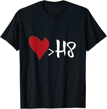 LOVE/HATE シャツ MIRROR PRINTED T-Shirt (BLACK) – LOVE/HATE