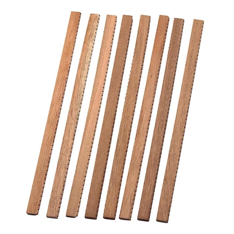 Tekidica 50x Mahogany Guitar Kerfed Lining Reverse Strip Kerfing Inside Binding Luthier 14' (370mm)