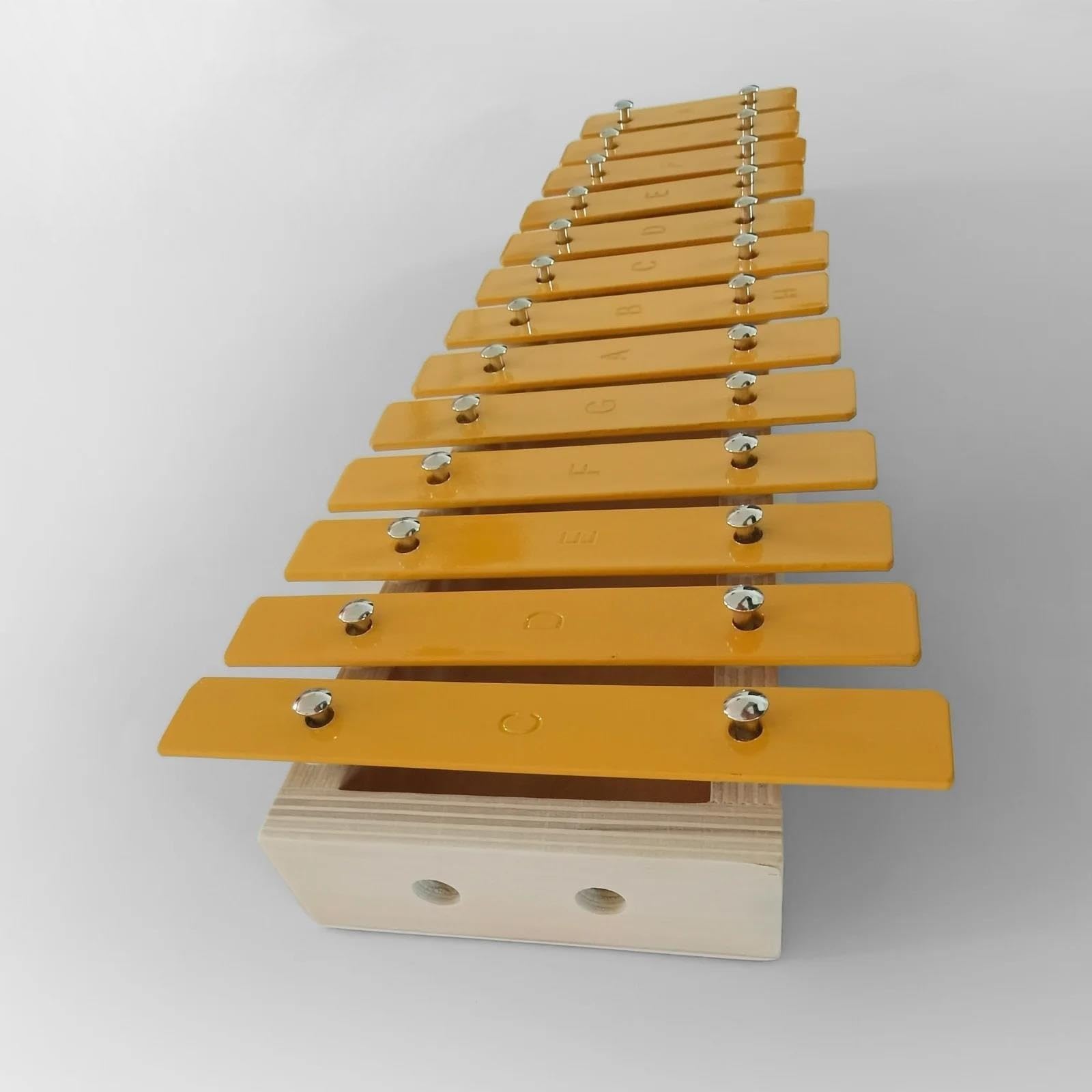 Xilofono Principiante 13 Note Glockenspiel Classico Colore Legno Xilofono Tasti Metallici Percussioni Ritmo Strumento Musicale Portatile