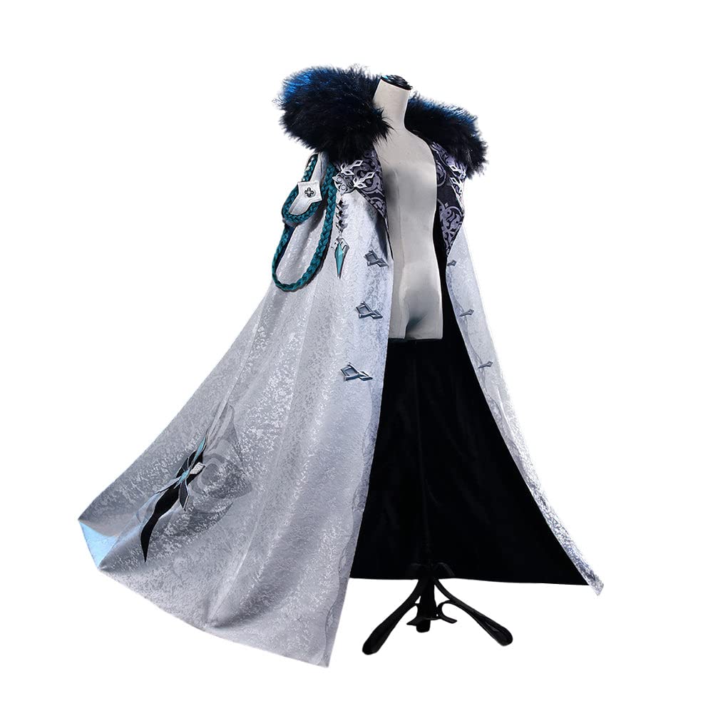 Cosfun Genshin Impact Fatui Harbinger Cloak The Doctor Dottore Cape Cosplay Costume