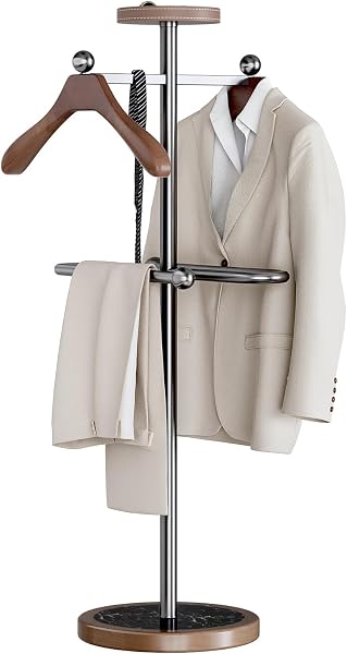 Steel Suit Stand Marble