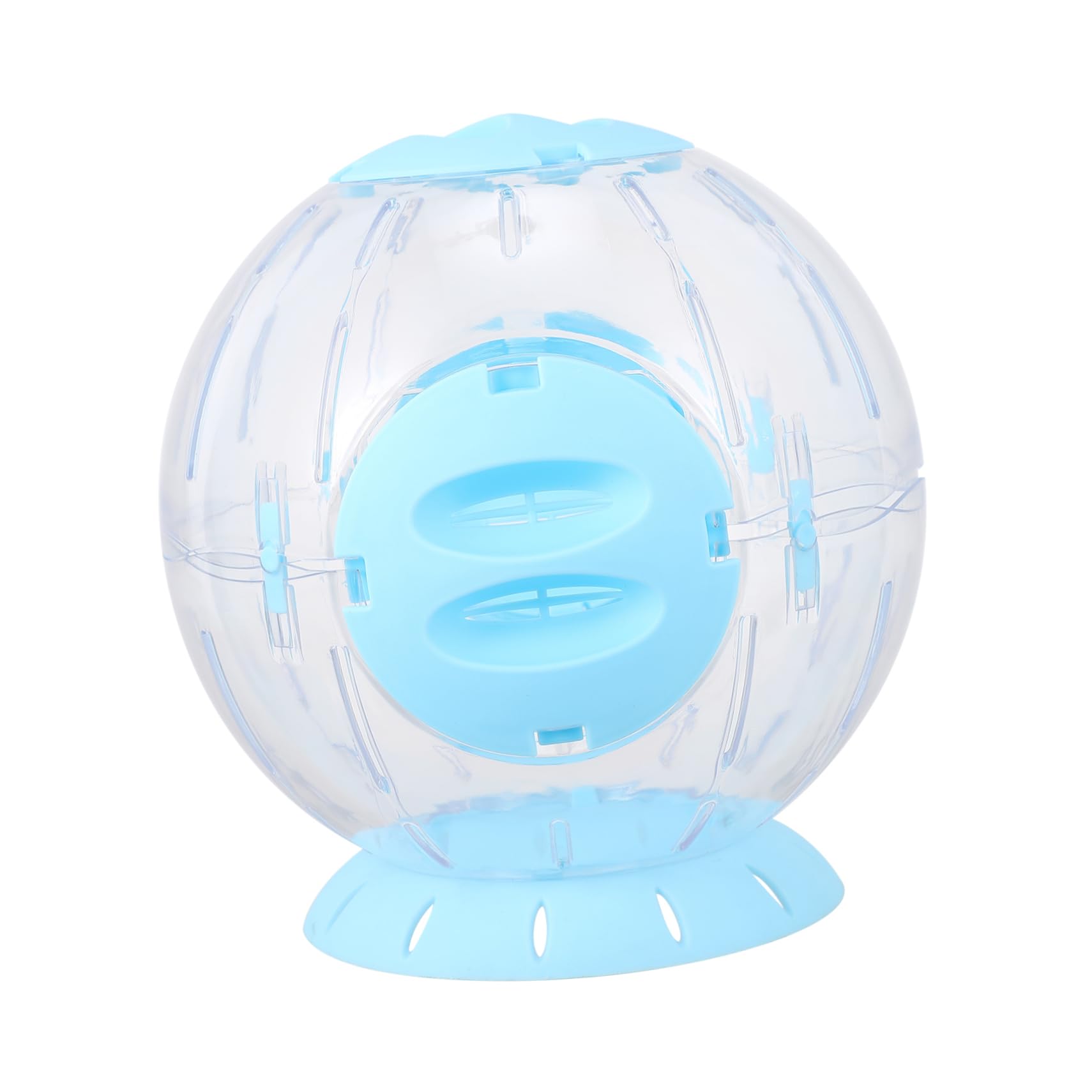 ibasenice Transparenter Hamsterlaufball zum Spielen Kleintierspielzeug aus Hochwertigem Material für Hamster Rennmäuse und Andere Kleintiere Aktivitätsspielzeug für Haustiere