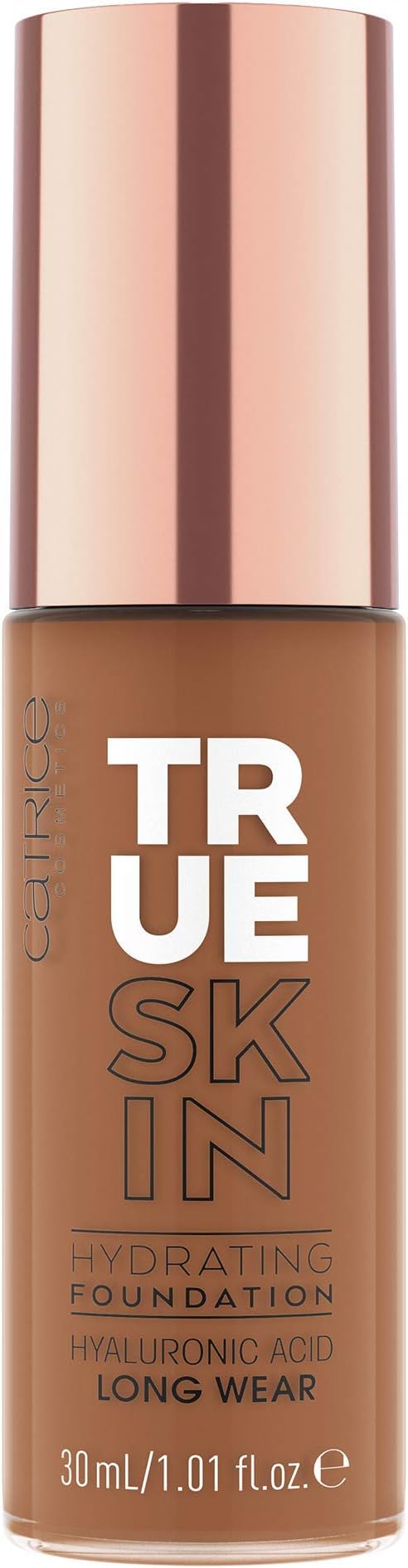 | True Skin Hydrating Foundation| Buildable Coverage for a Natural Skin Look, Formulated with Hyaluronic Acid and Watermelon Seed Oil | Vegan & Cruelty Free (092 | Warm Spices)