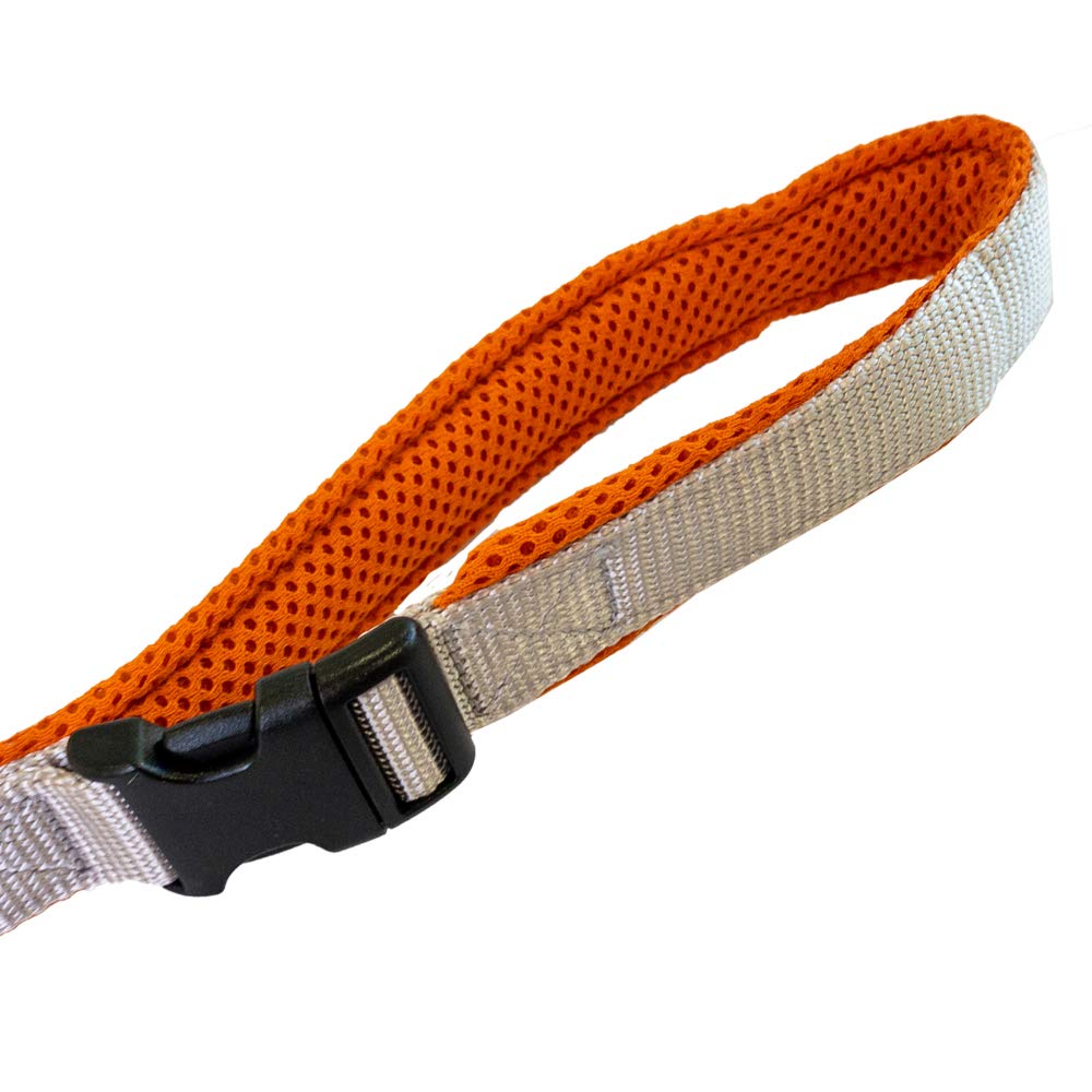 croci Reflective Hiking Leash, 2 x 120 cm, Orange - Image 3