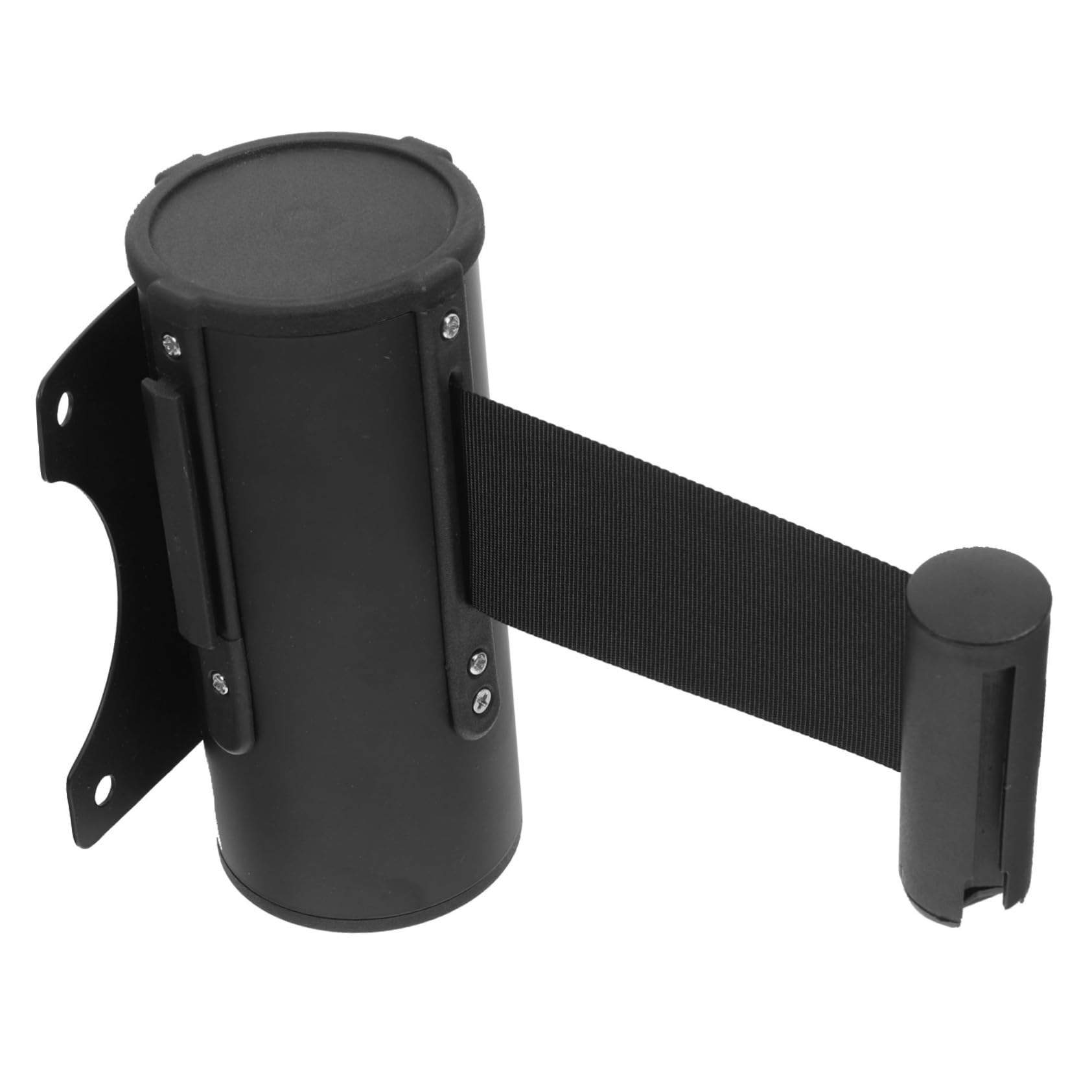 balacoo Adjustable Rope Barrier Tape Roll 2m Wall-mounted Warning Line for Crowd Control Safety