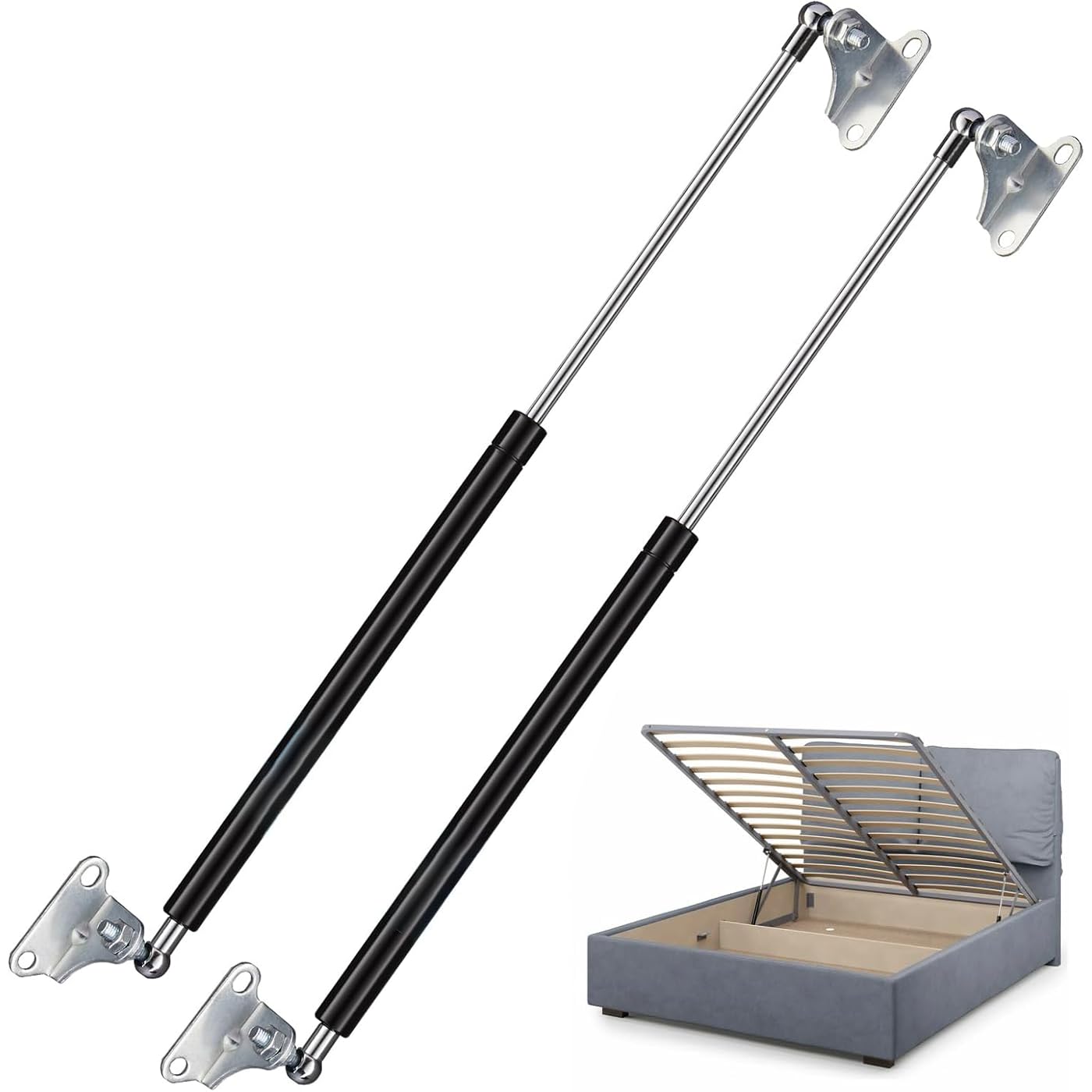 Gasdruckdämpfer Gasdruckfeder, Für Autos Heckklappendämpfer und Schranktür Dämpfer (500mm/45KG/450N)