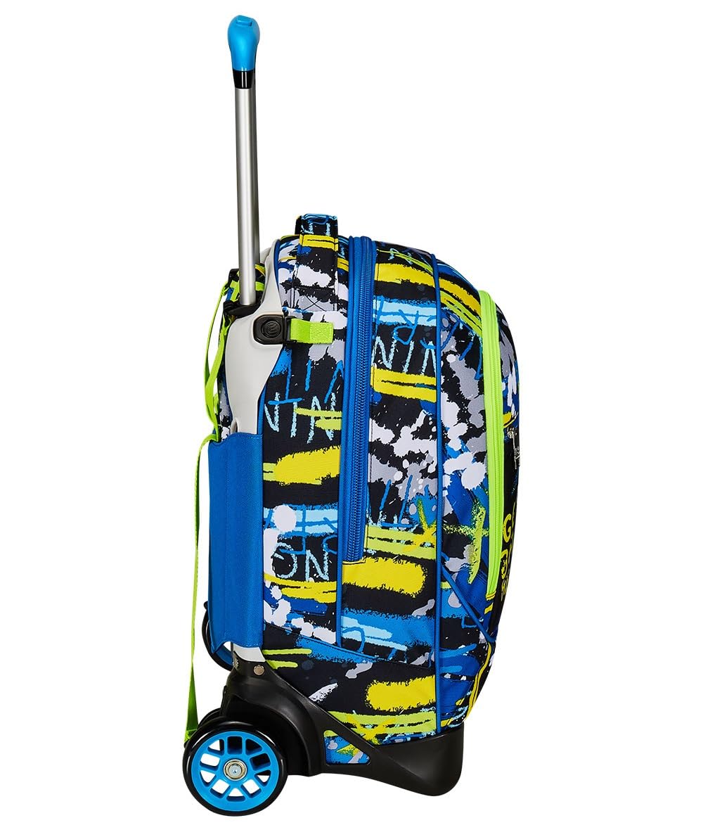 SJ GANG STYLE JAM GANG Trolley New Tech Cuccioli SJ, Blu, Cross-over System, Bambini e ragazzi, Scuola elementare e media, Tempo libero e viaggi