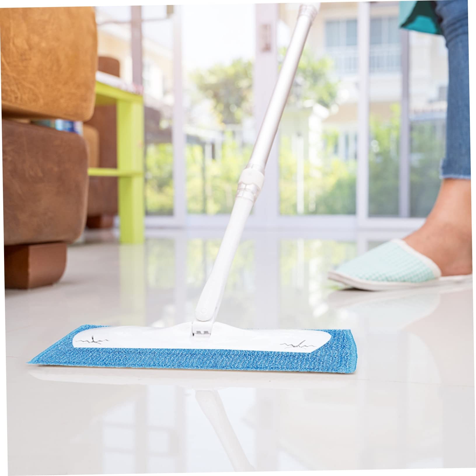 Beavorty 6pcs Mop Replacement Cloth Cleaning Mop Pad Mop Pads Mopping Pad Replacement Mop Pad Mop Replacement Pads Mop Pad Floor Cleaning Mop Cloth Pad for Mop