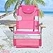 Ostrich 3 in 1 Beach Chair with Side Tray, Pink