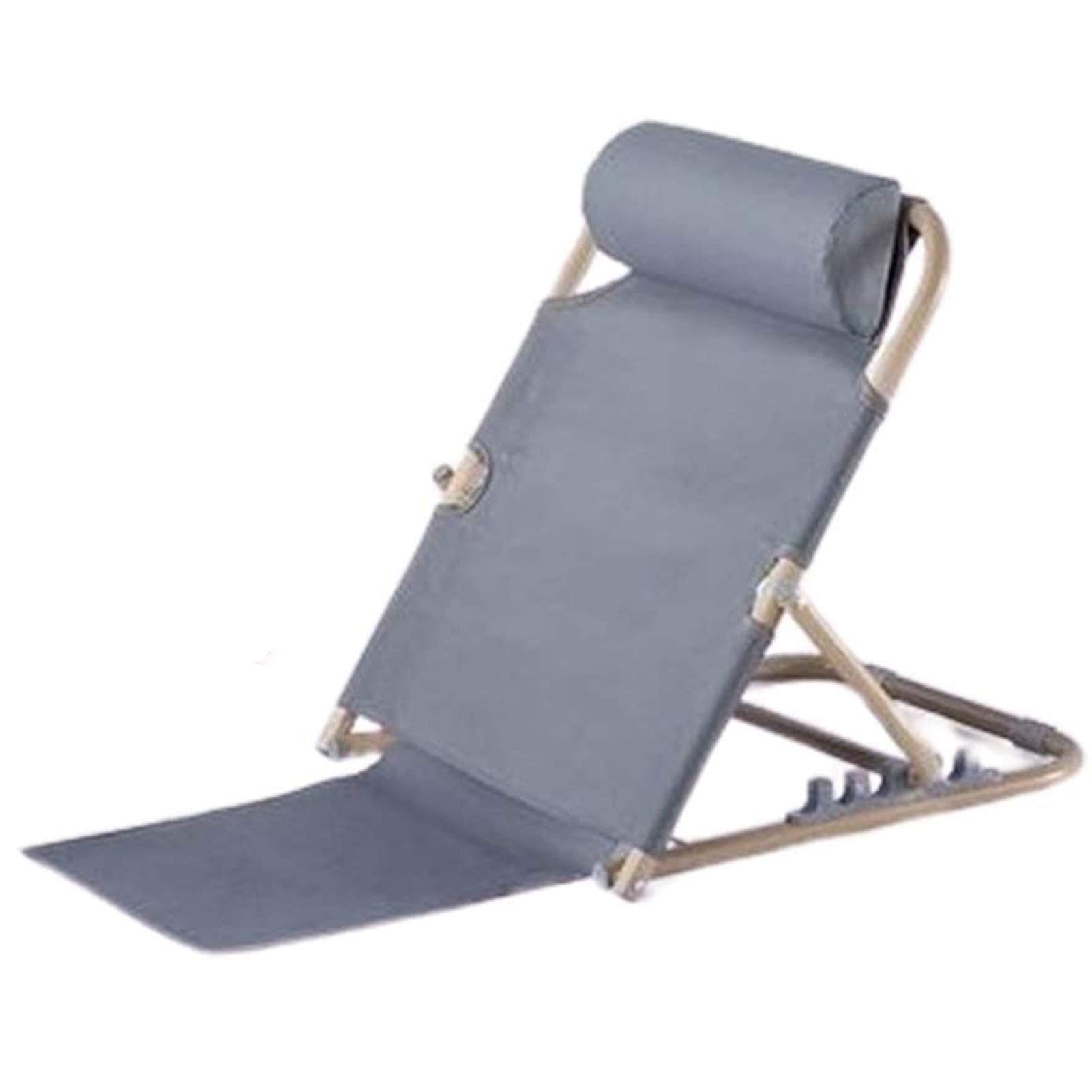 Back Rest Bed,Hospital Bed Back Rest Support Adjustable Angle Bed Fixed Back Position Comfy Portable Sit Up Reclined Position Use on Top of Mattress (Grey)