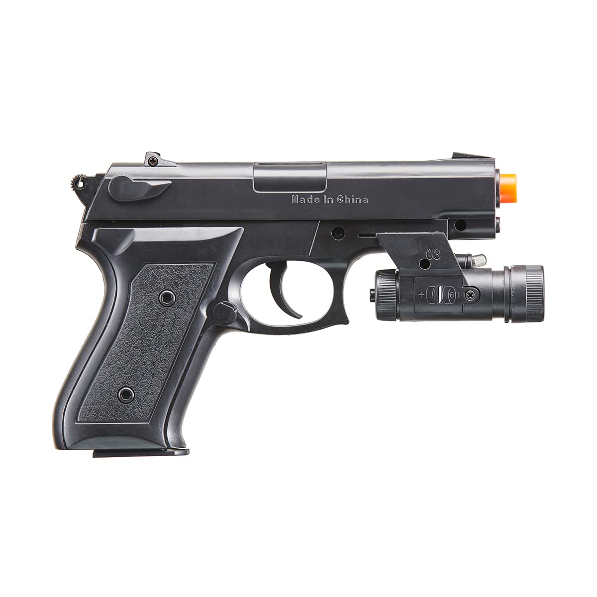 VP99 Spring Powered Airsoft Pistol w/Laser & Light (Color: Black)