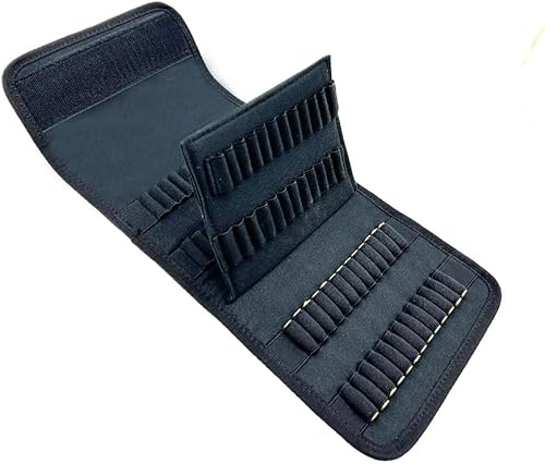 100 rondas Molle Rifle Pistol Cartucho de bala Bolsa de munición para municiones, soporte de almacenamiento para bolsa de almacenamiento para .22 LR