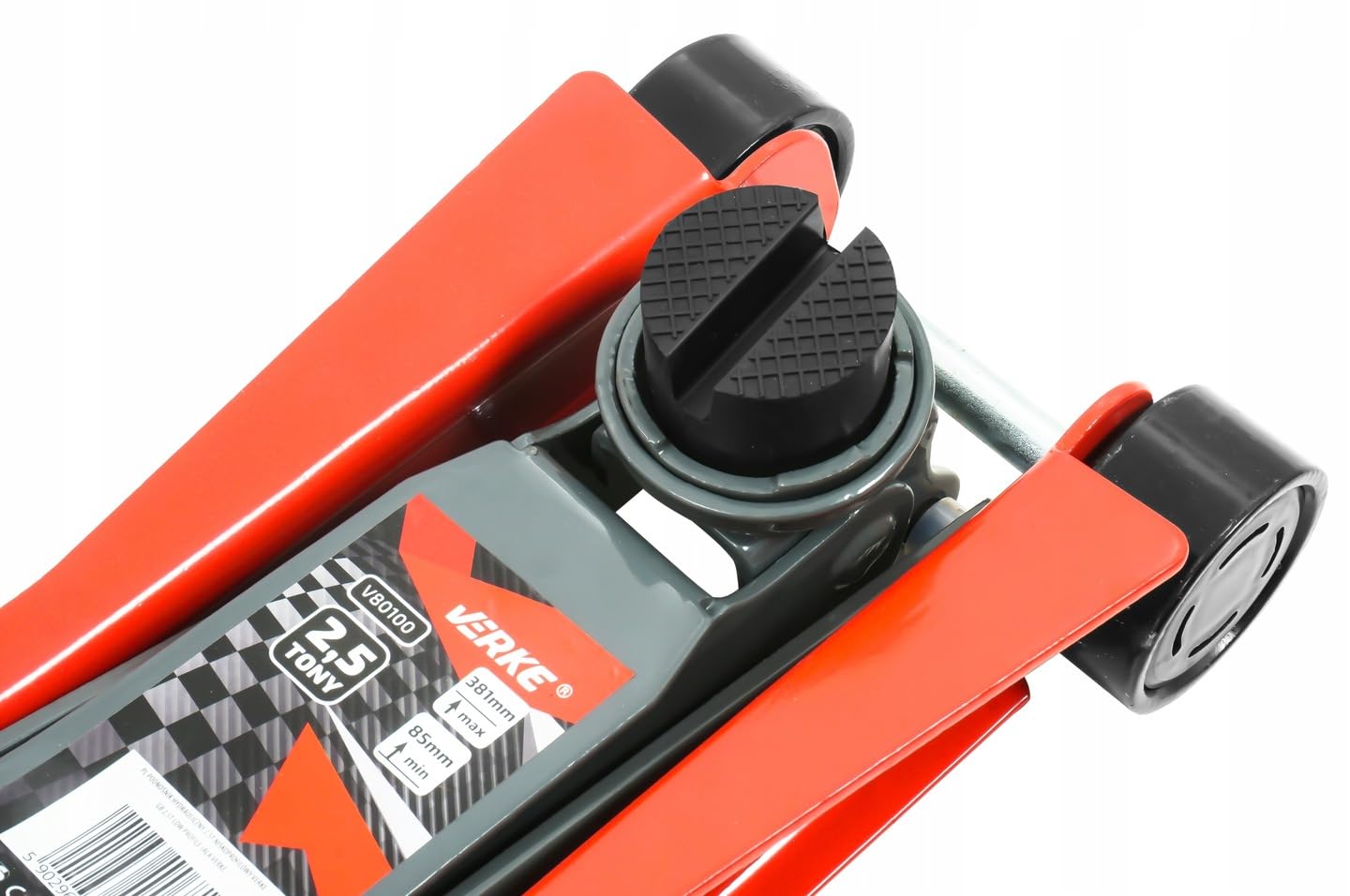 Cric Idraulico 2,5 Tonnellate Cric 2,5T Per Auto Basso Profilo Altezza di Sollevamento 85-381 mm