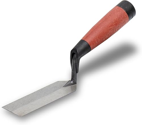 MARSHALLTOWN Paleta de margen, hoja de 5 x 1 1/2 pulgadas, mortero propagado y adhesivo para azulejos, acero duradero de alto carbono, mango de