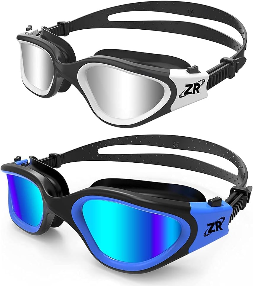 ZIONOR G1MINI Kids Polarized Swim Goggles and G1 Adult Polarized Swim Goggles