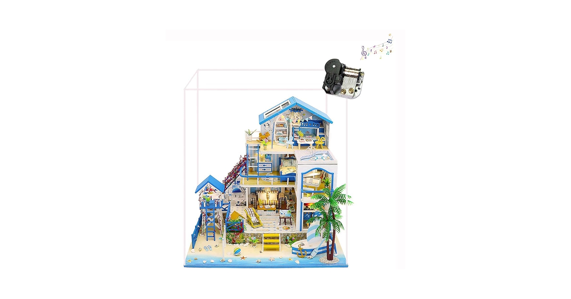 ミニチュア雑貨ひいさま Amazon | QmXCyzl DIY ドールハウス ミニチュアット キット